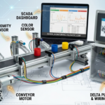 plc scada conveyor sorting system hmi voltacdc